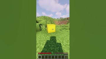 MINECRAFT - HOW TO PLACE AND OPEN YELLOW SHULKER BOX! #shorts