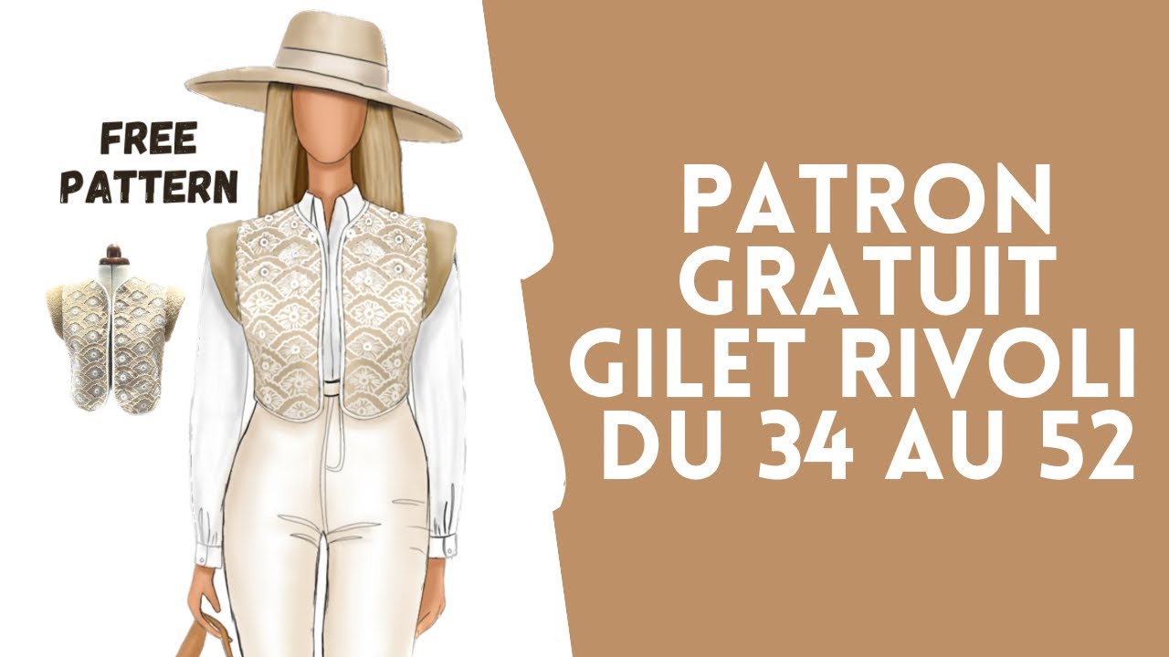 patron couture patron gilet sans manche homme gratuit