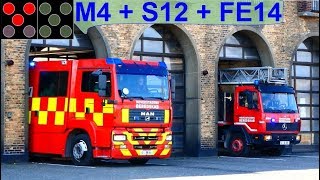 Hovedstadens Beredskab St.v Tlf M4 Bobcat S12 Vrw Fe14 Brandbil I Udrykning Feuerwehr Ausrück