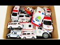 救急車のミニカー走る！緊急走行テスト！坂道走行です☆ Ambulance minicar runs in an emergency with sirens sounding!