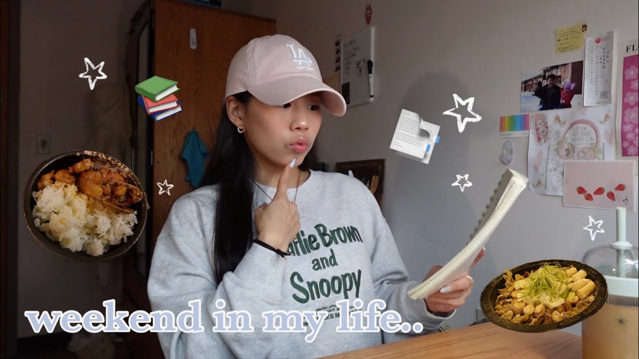 weekend in my life - boston eats, studying, & hanging around..