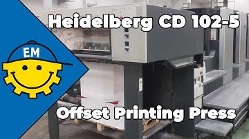 Heidelberg CD 102-5 |Offset Printing Press | For sale by Euro Machinery