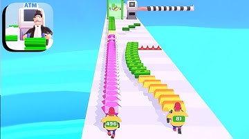 ATM RUSH ALL LEVELS GAMEPLAY ANDROID,IOS (LEVELS 47-48)