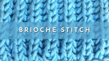 How to Knit the Brioche Stitch Knitting Pattern | Knitting Stitch Pattern | English Style