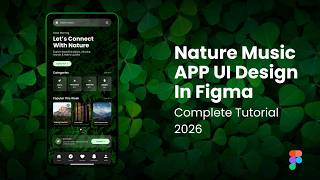 Design Music APP UI in Figma Complete Tutorial | 2026 Figma Tutorial