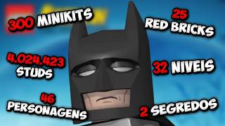 Eu fiz 100% de LEGO BATMAN... E isso foi INSANO