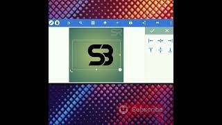 SB Logo Design Pixellab Tutorial| पिक्सल्लब एडिटिंग|Logo Create Pixellab|#pixellab #editing #short