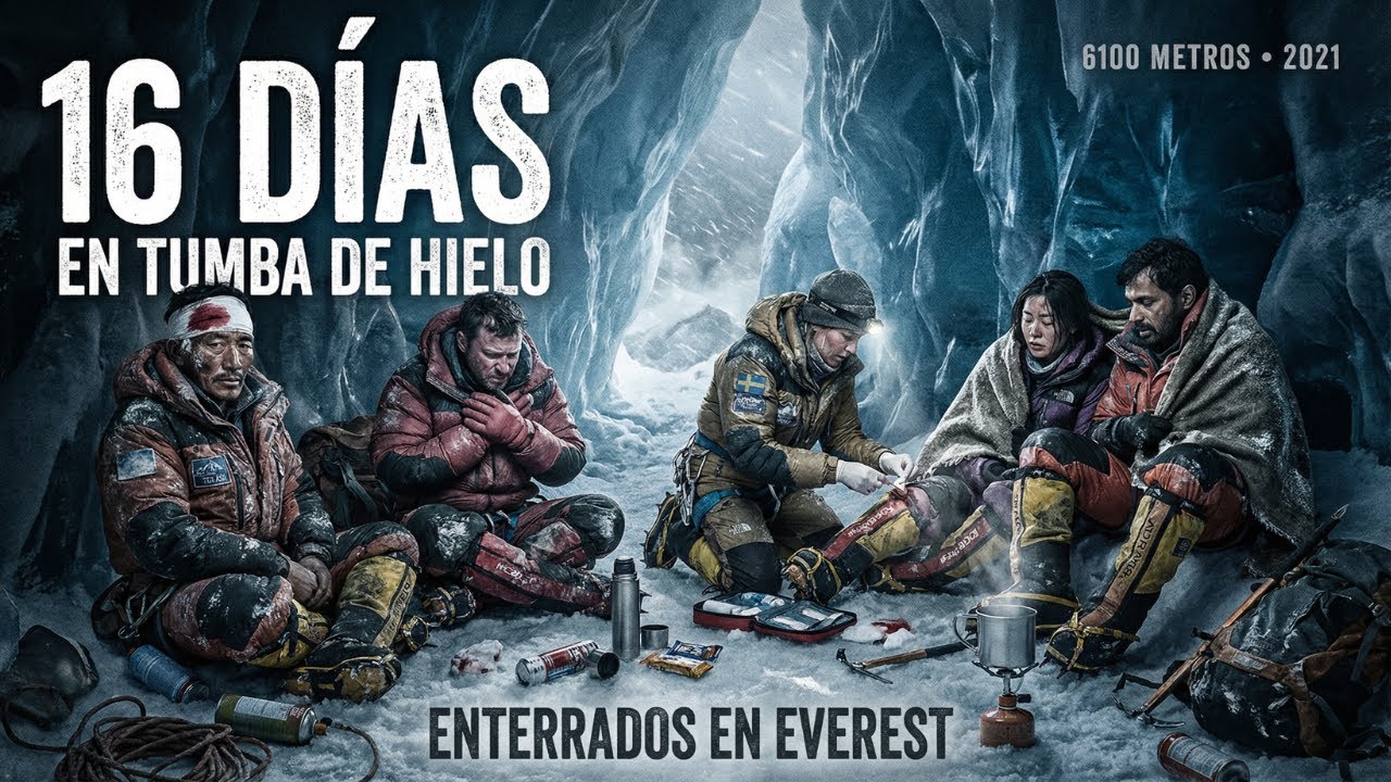 ¡AVALANCHA EN EVEREST ENTERRÓ A 8 PERSONAS! ¡16 DÍAS BAJO LA NIEVE!
