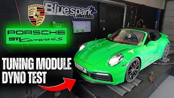 Porsche 911 Carrera 4S 2021 (992) 3.0 444bhp/450ps Dyno Test – Bluespark Tuning Box