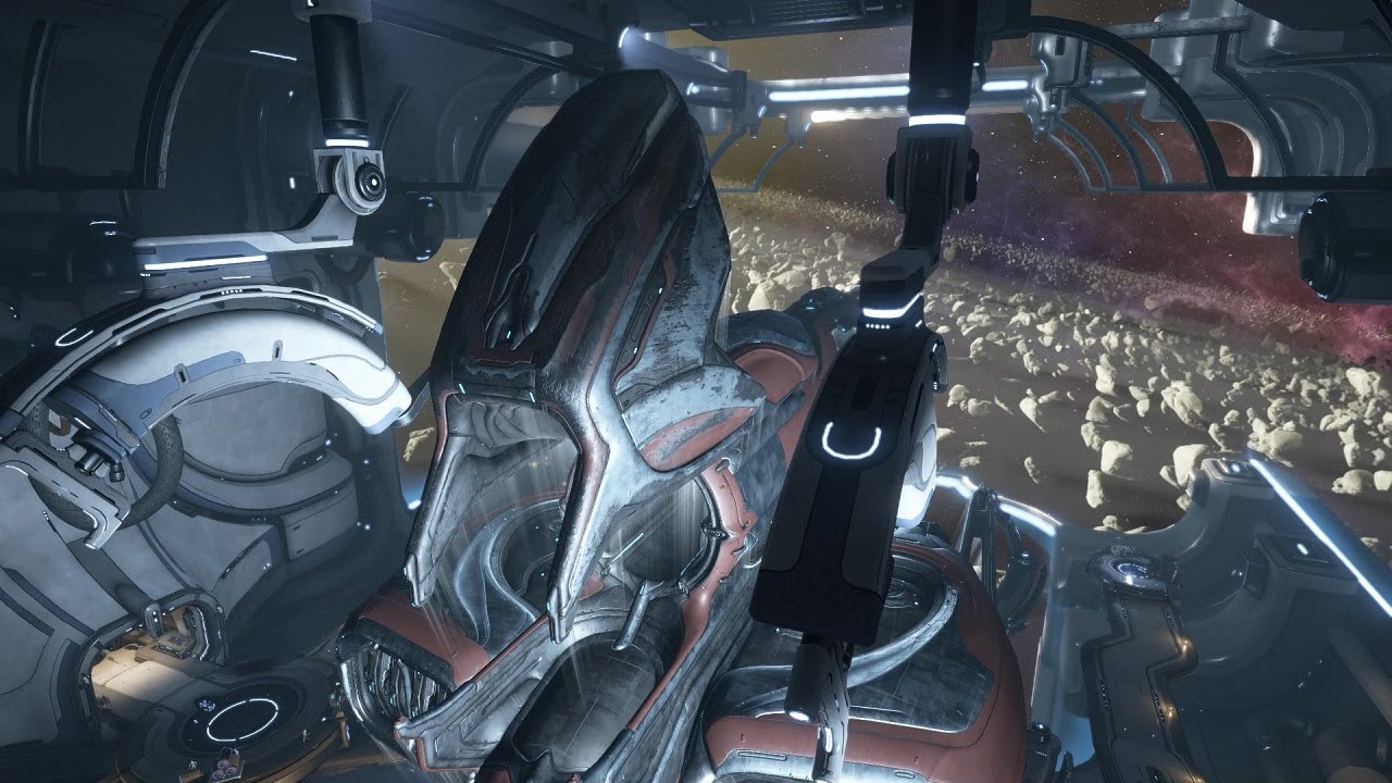 Поврежденный двигатель некрамеха warframe
