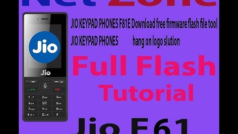 Jio Phone LYF F61 Auto restart Hang on Logo Without box Boot key 100% Warking BY NET ZONE