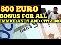 Bonus 400 to 800 euro to both immigrants and citizens in italy called reddito di emergenza [REM]