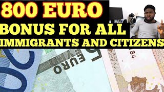 Bonus 400 to 800 euro to both immigrants and citizens in italy called reddito di emergenza [REM]