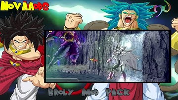 ► Dragon Ball Xenoverse ◄ : SSJ5 Vegeta, SSJ5 Goku & Trunks VS Broly SSJ4 Broly 【Mod Preview】