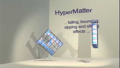 HyperMatter Demo Video 3: Falling and Sliding :-
