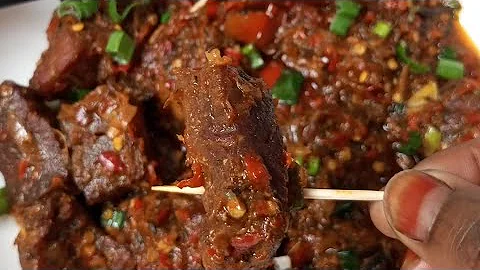 Peppered beef/stick meat recipe