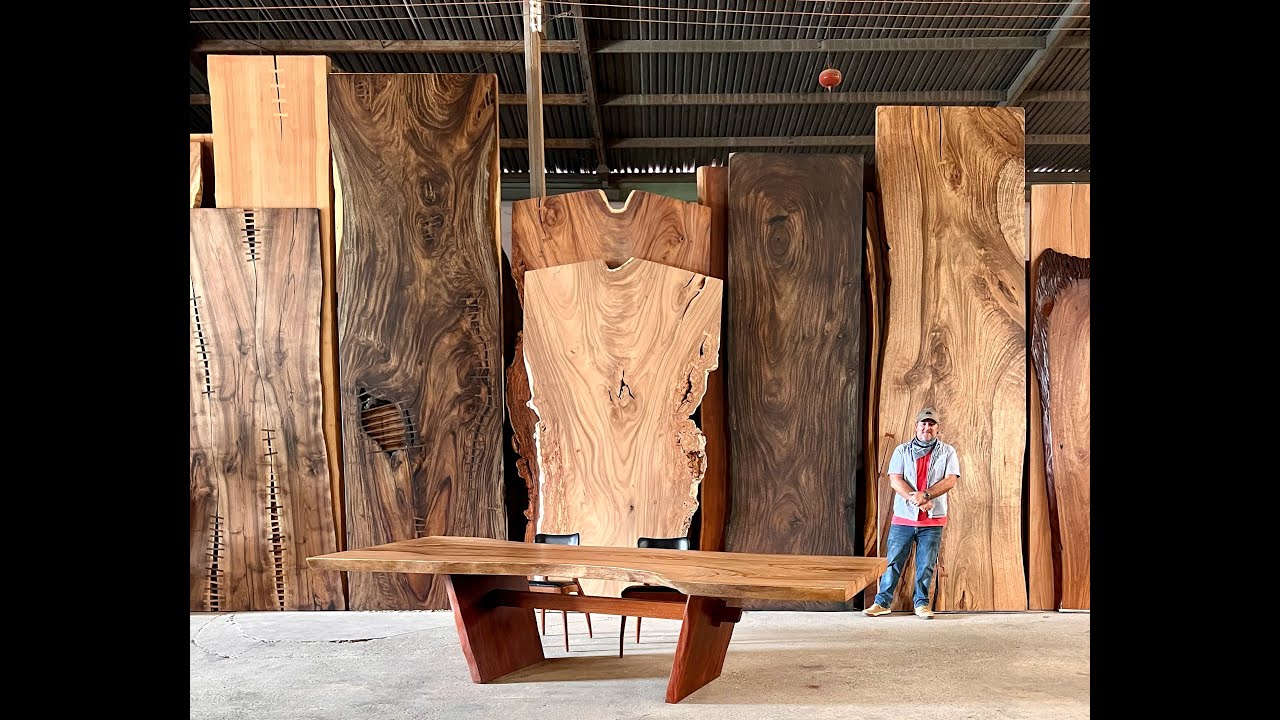 What A 1,000,000 Looks like in Live Edge Wood Furniture YouTube