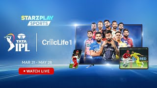 Watch the live cricket action | TATA IPL 2023 on Criclife 1, available on the STARZPLAY app screenshot 4