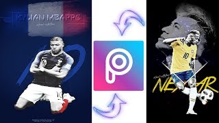 sports poster and wallpaper design || picsArt tutorial. screenshot 1