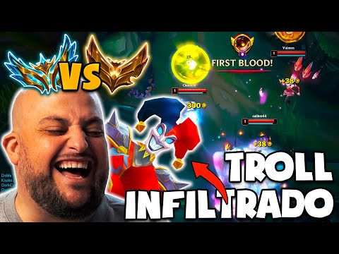 😱 5 GOLD vs 5 CHALLENGES but with ONE TROLL INFILTRATED! NEW CHALLENGE