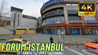 İstanbul Turkiye Forum İstanbul Walking Tour [4K Ultra HD/60fps]