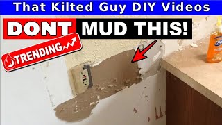 STOP Before you Mud over Torn Drywall Paper, WATCH THIS, part 1 of 2