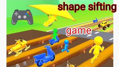 Shape sifting New game video, racing, gameplay walkthrough Speedrun world game video,