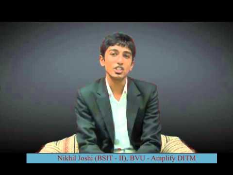 BVDU-Amplify DITM: Student Experience