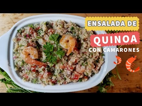 Video: Ensalada De Quinua Y Camarones