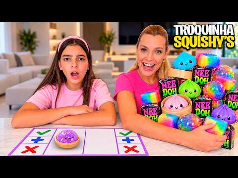 I TRADED MY RAREST SQUISHIES WITH MY MOM... WAS IT THE WORST IDEA?! 😱