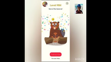 DOP 2 | Delete One Part 2 Level 1486 Save the beaver #dop2 #gameplay #androidgames #shorts