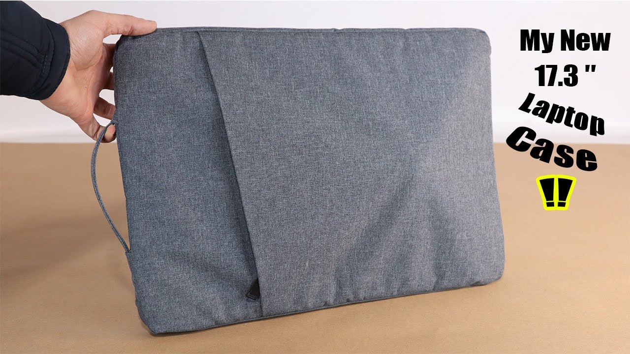 Grey Basics 17.3-Inch  Laptop Sleeve 