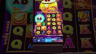 six dollar bet on 6x multiplier! did I do good or get shorted? #gamble #lol #vegas #winning #slots