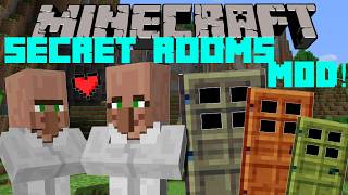 Minecraft | SECRET ROOMS MOD! (Discover Trayaurus’ Secrets!) | Mod Showcase 1.7.10