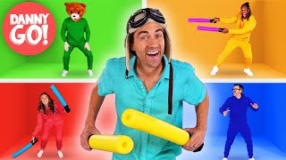 Color Beat Drum-Along Dance! 🥁🌈 Patterns Memory Game | Danny Go! Songs for Kids screenshot 2