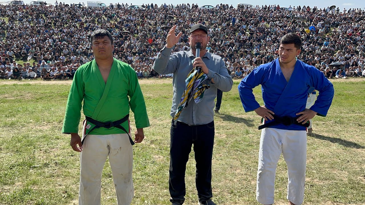 Surxondaryo viloyati Sherobot tumani katta kurashi Muxammadkarim Aqilmurod Zoxid #kurash #judo arxiv