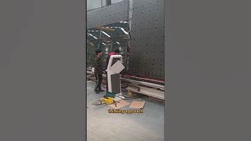 Human-computer interface Easy Operation insulating glass sealing robot line  #doubleglazing #ig #dgu