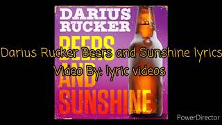 Darius Rucker Beers and Sunshine lyrics