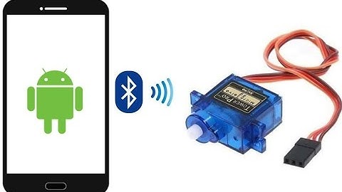 How to control  servo motor from Bluetooth  (android app)  based(Creative Electronics)