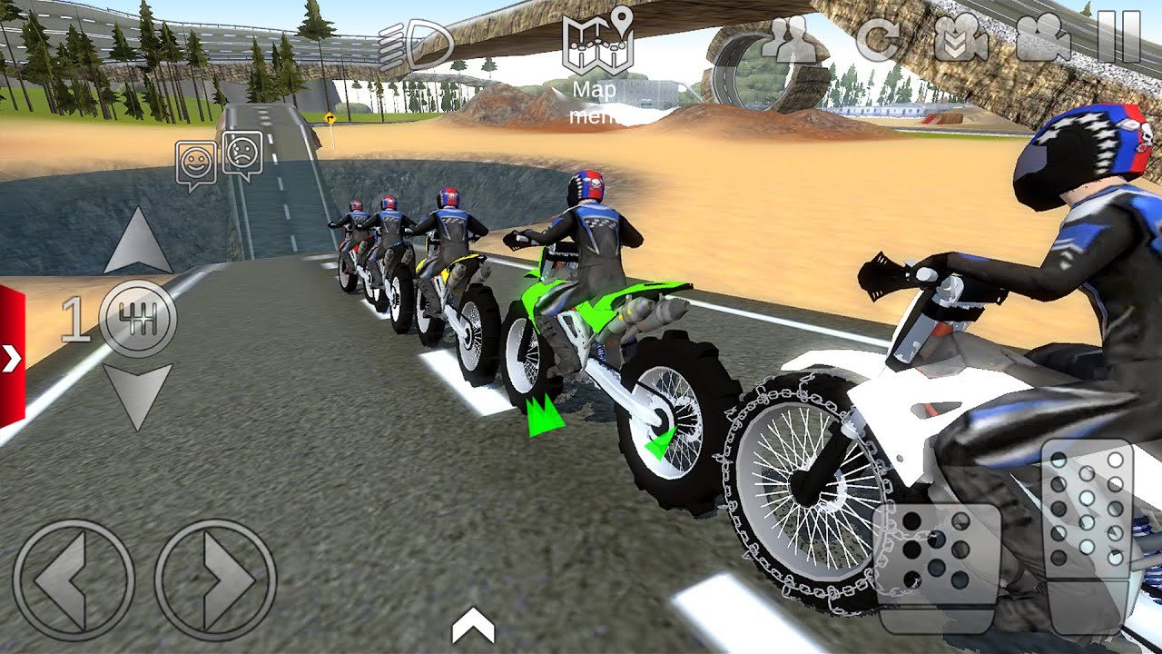 Motor Dirt Bikes driving Extreme Off_Road video game 2 Offroad