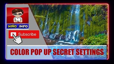 Photoshop Tutorial || Color Pop up secret Settings - Photoshop cc camera RAW
