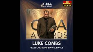 CMA Awards 2023: Luke Combs arrives in a "Fast Car"