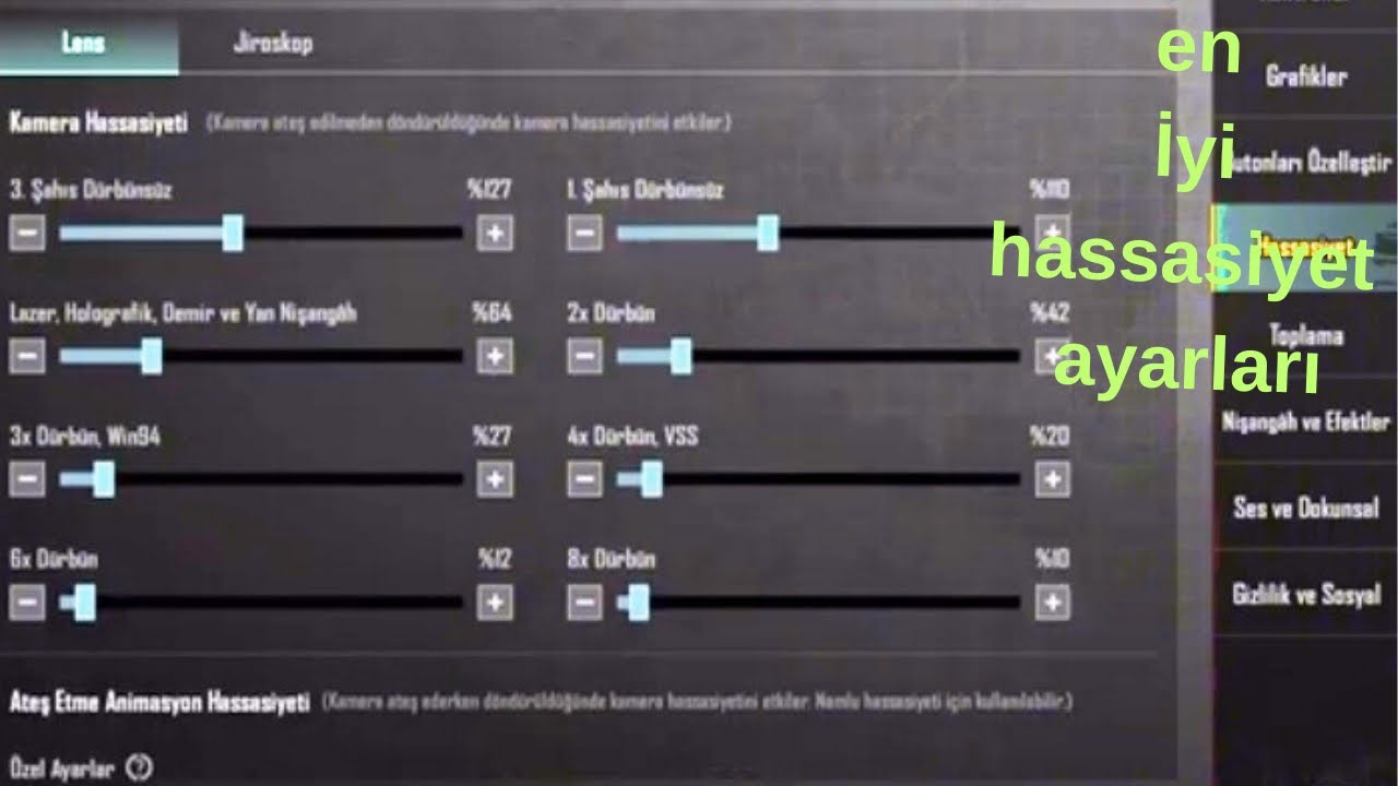 Tüm detayları ile yapılması gereken bütün ayarları gösterdim ! Her cihazdan hassasiyet ve kontrol !