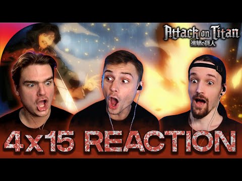 Attack On Titan 4x15 Reaction!! "Sole Salvation" - First Time Watching!!
