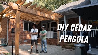 How to build a 'STUNNING' Pergola in ONE Weekend!
