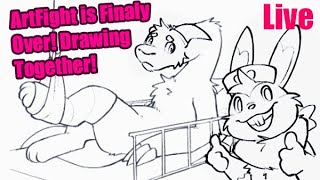 Post Artfight Drawing Together!