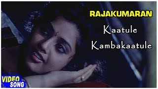 Video thumbnail of "Rajakumaran Tamil Movie | Kaatule Kambakaatule Song | Prabhu | Meena | Ilayaraja"