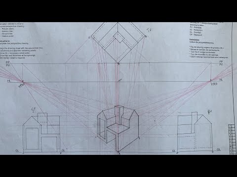 EGD GRD11/ Two Point Perspective Drawing ✍️/Part 2