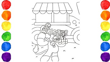 How to color Bubba Bubbaphant Smiling Critters Poppy Playtime Chapter 3 🌈Happy Coloring🌈