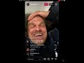 David harbour Instagram live with Millie Bobby Brown